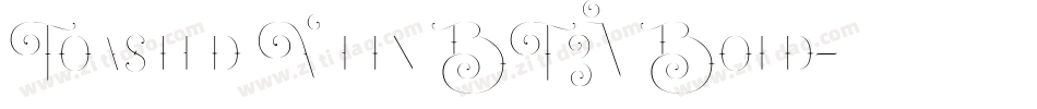 Toasted Vein BTN Bold字体转换